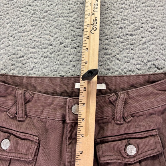 Pacsun Jeans Womens Size 28 Brown Cotton Low Rise Flared Fit Denim - Picture 6 of 12